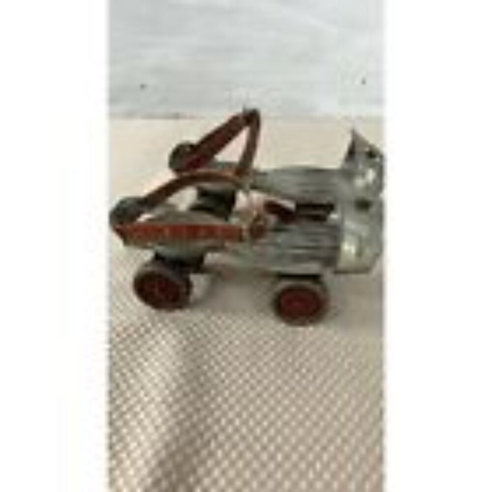 Antique Sears and Roebuck Adjustable Roller Skates Shoe Model 610-23119